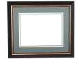 Certificate Frame - Black with Gold